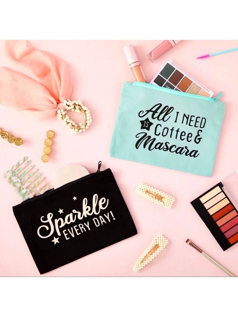 Canvas Cosmetic Bag